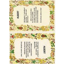 The Name Albert Is Adorable Noble Strong 2x Postcard