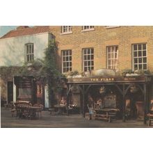 The Flask Highgate Village Dick Turpin 1970s London Pub Postcard