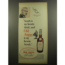 1952 Old Angus Scotch Ad - Arthur Fiedler - Scotch is my favorite drink