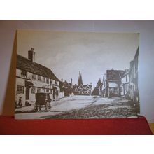 c. 1900, WEST STREET, LACOCK, WILTSHIRE. unused postcard #