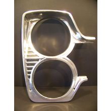 1966 PLYMOUTH FURY RH HEADLIGHT BEZEL NICE OEM SPORT FURY I II III