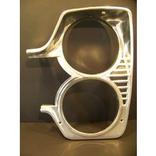 1966 PLYMOUTH FURY LH HEADLIGHT BEZEL NICE OEM SPORT FURY I II III