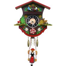 110KSQ - Engstler Battery-operated Clock - Mini Size - 4.5"H x 4.25"W x 2.25"D