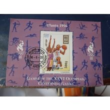 Mongolia 1996 Used MS, Summer Olympic Games 1996 Atlanta, Basketball, Sports