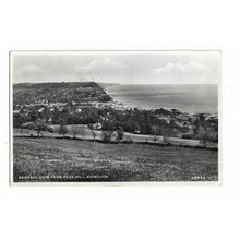General View From Peak Hill, Sidmouth, Devon, RP Postcard.