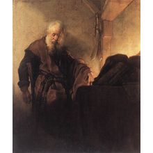 St_Paul_at_his_Writing-Desk_WGA Poster Canvas Movie Film Print A0 A1 A2 A3 A4 A5