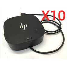 LOT OF 10 HP USB-C Universal Dock Docking Station 5TW10UT HSN-IX02 G5 Black