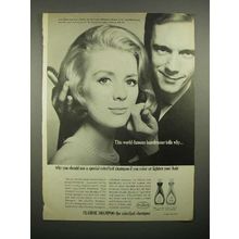 1965 Clairol Shampoo Ad w/ Inger Stevens