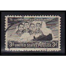 Used 956 3c Four Chaplains Fine W3797