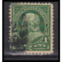 Used 279 1c Benjamin Franklin Fine RA1400