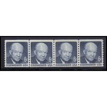 1401 6c Dwight Eisenhower Fine MNH CLP+2 KA9065