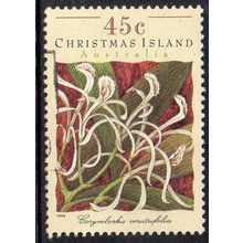 Christmas Island 1994 Orchids - Corymborkus veratrifolia 45c Used