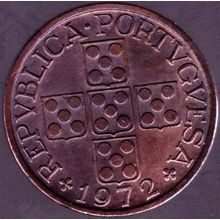 1972 Portugal 1 Escudo Coin