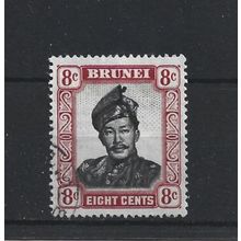 Brunei.SG105 8c Sultan Omar Ali Saifuddin.Fine Used.Aug25i