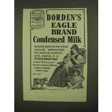 1909 Borden's Eagle Brand Condensed Milk Ad