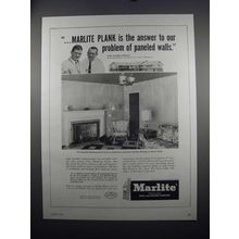 1954 Marlite Plank and Blocks Ad - Answer to Problem