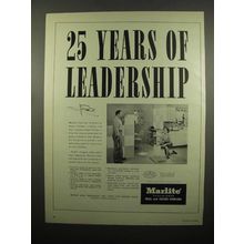 1954 Marlite Wall and Ceiling Panels Ad - Leadership
