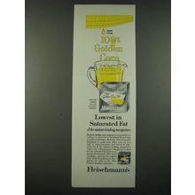 1965 Fleischmann's Margarine Ad - Made From 100% Corn Oil