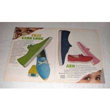 1965 Keds Shoe Ad - Girls' Inchworm, Champion Wildcat