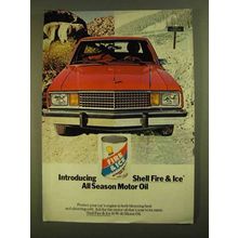 1979 Shell Fire & Ice All Season Motor Oil Ad