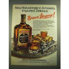 1981 Leroux Amaretto di Torino Ad - Natural Taste