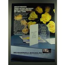 1986 McDonnell Douglas Ad - Speed Patient Recovery With Computerized Card