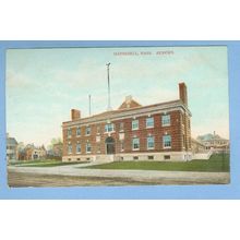 MA Haverhill Armory Street Scene View Of Old Armory Building w/Old Buildin~940