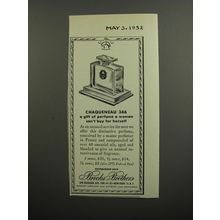 1952 Brooks Brothers Chaqueneau 346 Perfume Ad - Woman Can't Buy For Herself