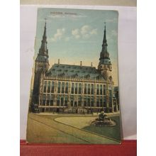 RATHAUS, AACHEN, GERMANY unused antique postcard (a) /