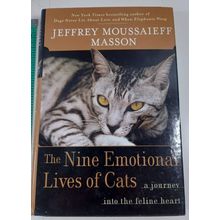 The Nine Emotional Lives of Cats- hardcover/dust jacket Jeffrey Moussaieff masso