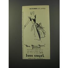 1953 Jane Engel Cocktail Dress by Anne Verdi Advertisement