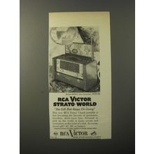 1953 RCA Victor Model 3BX671 Strato-World Radio Ad