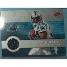 2008 Upper Deck First Edition DEANGELO WILLIAMS (Panthers) GU jersey #FGJ-WI