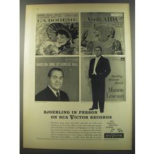 1956 RCA Victor Records Advertisement - Jussi Bjoerling