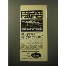 1960 Mercury Records Advertisement - Clebanoff plays more songs from great films