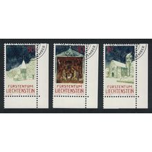 Liechtenstein Christmas 3v Corners 1992 CTO SG#1042-1044
