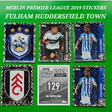 Merlin Premier League 2019 Stickers Fulham + Huddersfield Town - topps