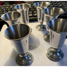 Revere Pewter Cordial Cups Shot Glasses (6)- 3"