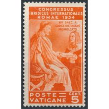 International Judicial Congress: 5c - Vatican City 1935 - FH - MiNr 45