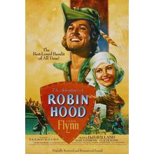 THE ADVENTURES OF ROBIN HOOD (1938) 1 Poster Canvas Movie Film Print A0 A1 A2 A3