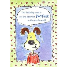 This Birthday Card Is For the Greatest Brother - Birthday Greeting Card - 1355C