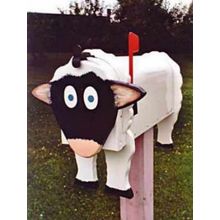 Handpainted Sheep mailbox