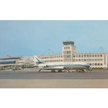 Air France Plane At Nice Airport Postcard