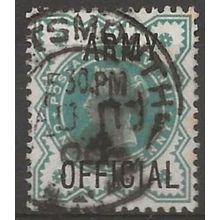 1896 O42 1/2d Blue-Green Army Official Fine Used ..