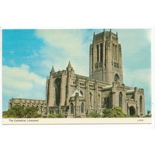 The Cathedral Liverpool Merseyside Postcard 0732