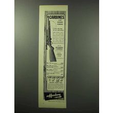 1951 Mossberg Carbines Ad - Hinged Forend