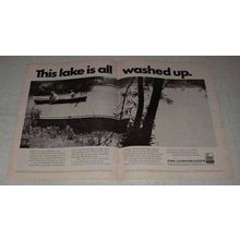 1970 FMC Corporation Ad - This Lake is All Washed Up