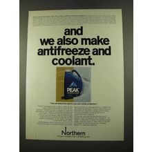 1975 Northern Gas Company PEAK Antifreeze & Coolant Ad