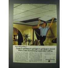 1979 Armstrong Suspended Ceiling Ad - Cover it Up!