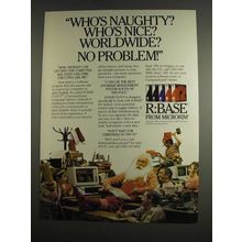 1984 Microrim R:Base Software Ad - Who's Naughty?